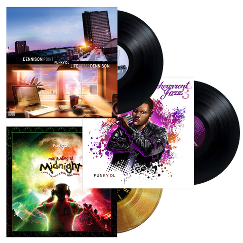 //037// - 3 Album Vinyl Bundle (GOLD) - Funky DL