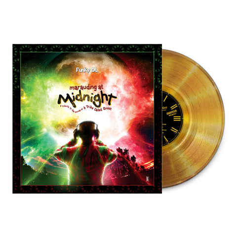 //045// - Marauding At Midnight: A Tribute To The Sounds Of A Tribe Called Quest - Funky DL - LIMITED EDITION GOLD COLOR VINYL ALBUM